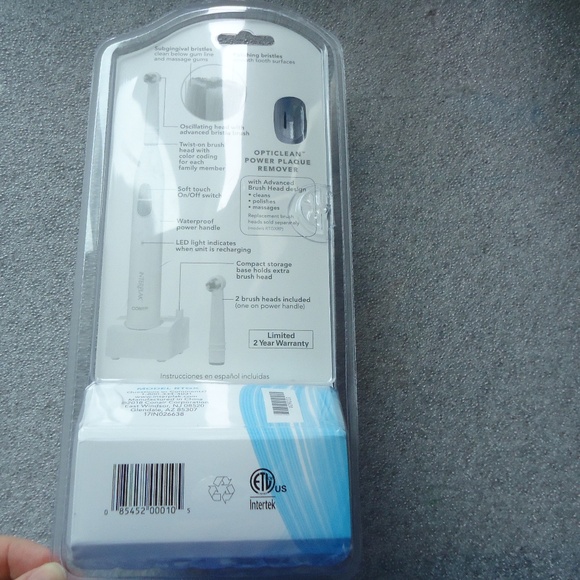 NEW Interplak Opticlean Power Plaque Remover Rechargeable Toothbrush - Picture 4 of 9